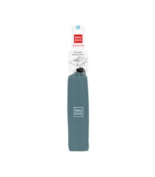 Миска складана для собак і котів WAUDOG Silicone сіра, 385х230х50 мм
