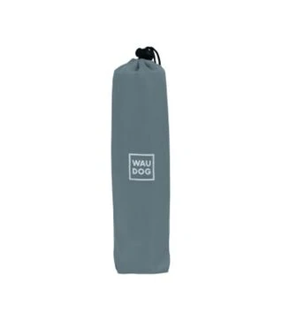 Миска складана для собак і котів WAUDOG Silicone сіра, 385х230х50 мм