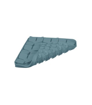 Миска-килимок для собак і котів WAUDOG Silicone для пошуку корму, сіра, 205х205х17 мм