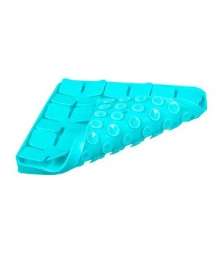 Миска-килимок для собак і котів WAUDOG Silicone для пошуку корму, блакитна, 205х205х17 мм