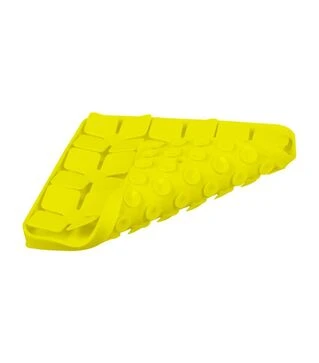 Миска-килимок для собак і котів WAUDOG Silicone для пошуку корму, жовта, 205х205х17 мм