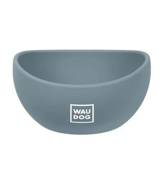 Миска для собак и кошек WAUDOG Silicone серая, 250 мл