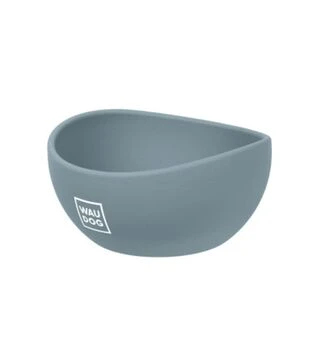 Миска для собак и кошек WAUDOG Silicone серая, 250 мл