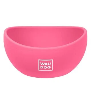 Миска для собак и кошек WAUDOG Silicone розовая, 250 мл
