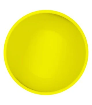 Миска для собак и кошек WAUDOG Silicone желтая, 250 мл
