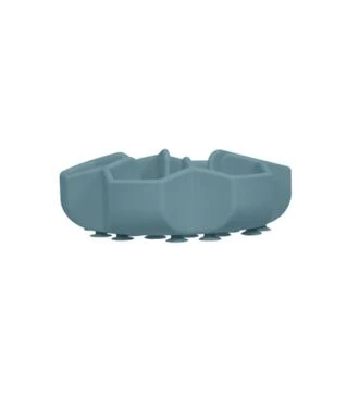 Миска для собак і котів WAUDOG Silicone для повільного харчування, сіра, 450 мл