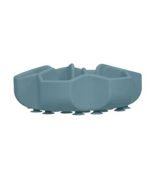 Миска для собак і котів WAUDOG Silicone для повільного харчування, сіра, 450 мл