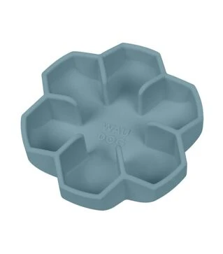 Миска для собак і котів WAUDOG Silicone для повільного харчування, сіра, 450 мл