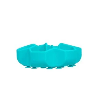 Миска для собак і котів WAUDOG Silicone для повільного харчування, блакитна, 450 мл