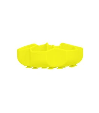 Миска для собак і котів WAUDOG Silicone для повільного харчування, жовта, 450 мл