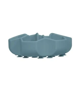 Миска для собак і котів WAUDOG Silicone для повільного харчування, сіра, 750 мл