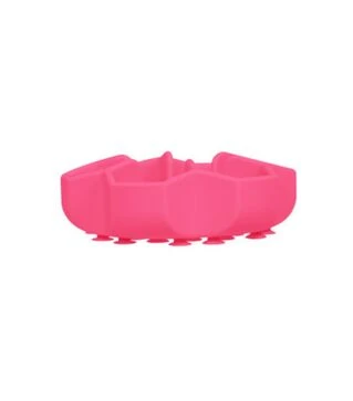 Миска для собак і котів WAUDOG Silicone для повільного харчування, рожева, 750 мл
