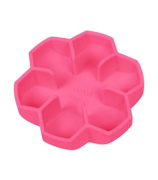 Миска для собак і котів WAUDOG Silicone для повільного харчування, рожева, 750 мл