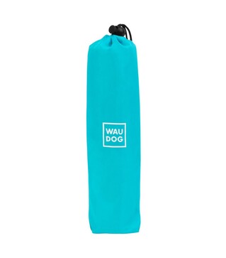 Миска складана для собак і котів WAUDOG Silicone блакитна, 385х230х50 мм