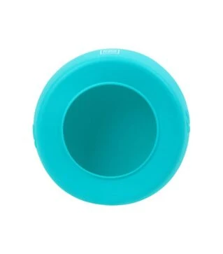 Миска-непроливайка для собак и кошек WAUDOG Silicone голубая, 750 мл