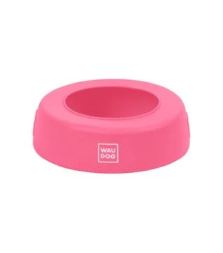 Миска-непроливайка для собак и кошек WAUDOG Silicone розовая, 750 мл