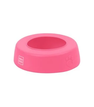 Миска-непроливайка для собак и кошек WAUDOG Silicone розовая, 750 мл