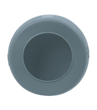 Миска-непроливайка для собак и кошек WAUDOG Silicone серая, 1 л
