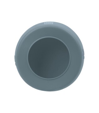 Миска-непроливайка для собак и кошек WAUDOG Silicone серая, 1 л