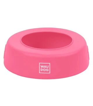 Миска-непроливайка для собак і котів WAUDOG Silicone рожева, 1 л