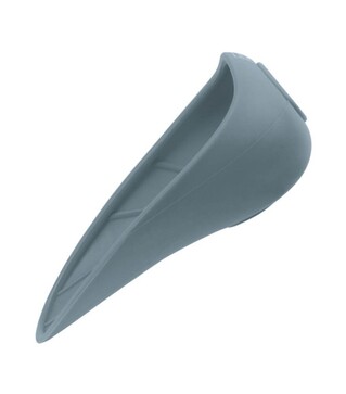 Поїлка-насадка на пляшку для собак і котів WAUDOG Silicone сіра, 165х90 мм