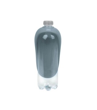 Поїлка-насадка на пляшку для собак і котів WAUDOG Silicone сіра, 165х90 мм