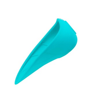 Поїлка-насадка на пляшку для собак і котів WAUDOG Silicone блакитна, 165х90 мм