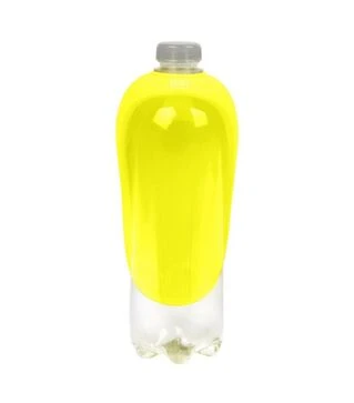 Поилка-насадка на бутылку для собак и кошек WAUDOG Silicone желтая, 165х90 мм