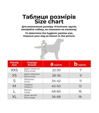 Труси гігієнічні для котів і собак WAUDOG Vet на липучках, сірі, XS, 28-36х9 см