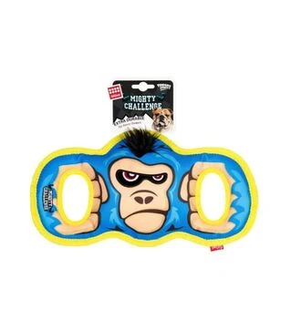 Игрушка для крупных собак GiGwi Mighty Challenge Горилла с пищалкой, 34 см