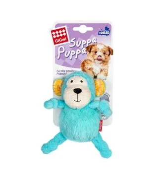Игрушка для собак GiGwi Suppa Puppa Обезьянка с мячиком внутри, 11 см