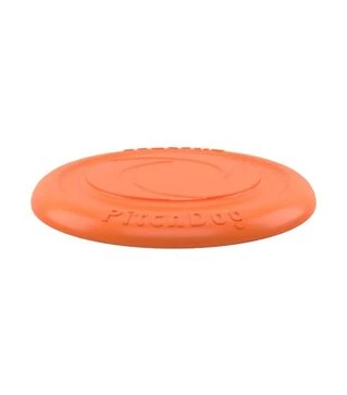 Игрушка для собак PitchDog Тарелка для апортировки, оранжевая, 24 см