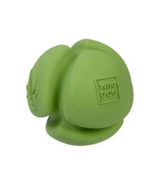 Игрушка для собак WAUDOG Fun Natural Мяч резиновый, зеленый, 7 см