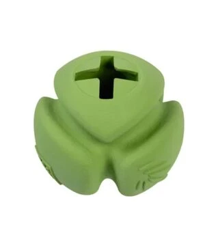 Игрушка для собак WAUDOG Fun Natural Мяч резиновый, зеленый, 7 см