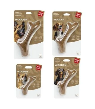 Іграшка для собак WAUDOG Fun Wooden Ріг, 10 см