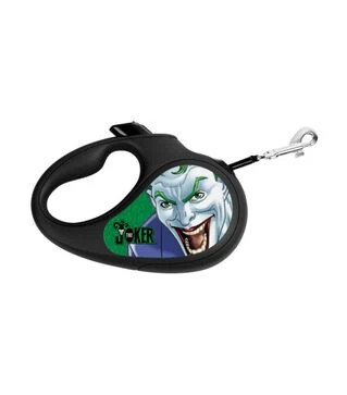 Повідець-рулетка для собак WAUDOG R-leash Джокер Зелений, до 50 кг, світловідбивний, чорний, 5 м
