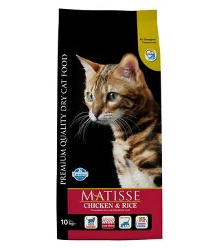 Сухой корм для кошек Farmina Matisse с курицей и рисом, 10 кг
