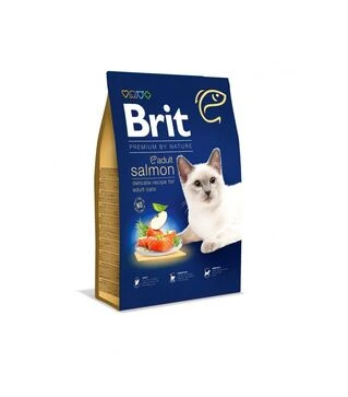 Сухий корм для котів Brit Premium by Nature Cat Adult з лососем, 8 кг