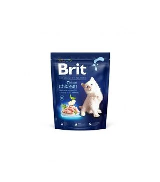 Сухой корм для котят Brit Premium by Nature Cat Kitten с курицей, 300 г