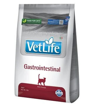 Лечебный сухой корм для кошек Farmina Vet Life Gastrointestinal при заболеваниях ЖКТ, 5 кг