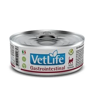 Лечебный влажный корм для кошек Farmina Vet Life Gastrointestinal при заболеваниях ЖКТ, 85 г