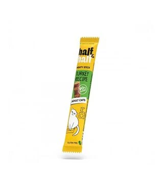 Лакомства для кошек Half&amp;Half мясная палочка, с индейкой, 5 г