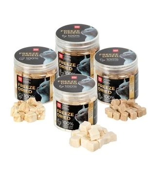 Лакомство для кошек WAUCAT Treats Freeze Dried минтай, 20 г