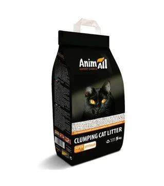 Наповнювач для котячих туалетів AnimAll бентонітовий, велика фракція, 5 кг