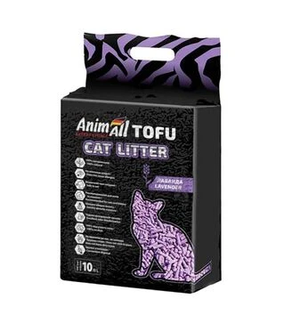 Наповнювач для котячих туалетів AnimAll Tofu Lavender соєвий з ароматом лаванди, 4,66 кг