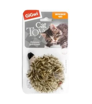 Іграшка для котів GiGwi Melody Chaser Їжачок з електронним чипом, 10 см