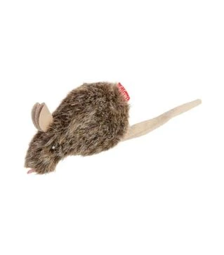 Іграшка для котів GiGwi Refillable Catnip Мишка темно-коричнева, 10 см