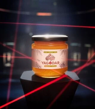 Джем Yagodar ананас-апельсин-імбир без цукру, 210 г