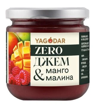 Джем Yagodar дієтичний манго-малина без цукру, 210 г