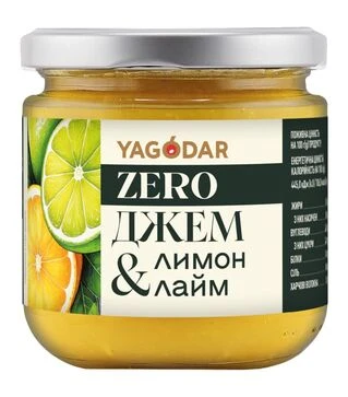 Джем Yagodar диетический лимон-лайм без сахара 210 г